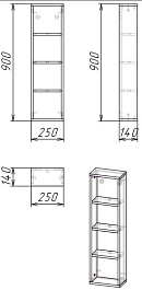 Grossman Полка Бруно 25 веллингтон – фотография-5